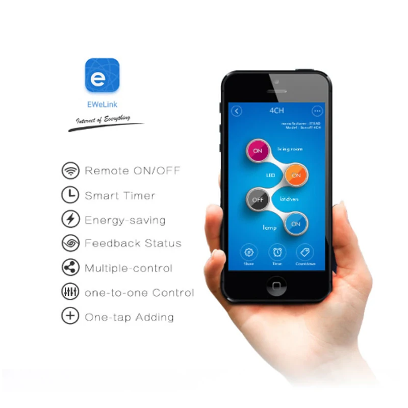 For 4 lights R2 advanced wifi relay module Chip with wifi control For 4 lights R2 advanced wifi relay module Chip with wifi control