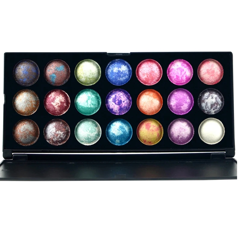 

21 Color Makeup Baked Eyeshadow Palette Cosplay Cosmetic Pigment Professional Shiny Glitter Eye Shadow Make Up Set Kit
