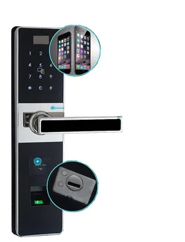 

OS007F Biometric fingerprint touchscreen password entrance anti-theft door lock electronic smart locks