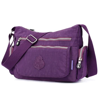 

Women Shoulder Bag 2019 Fashion Casual Women Nylon Messenger Bag Femme Waterproof Nylon Bag Sac A Main Bolsos
