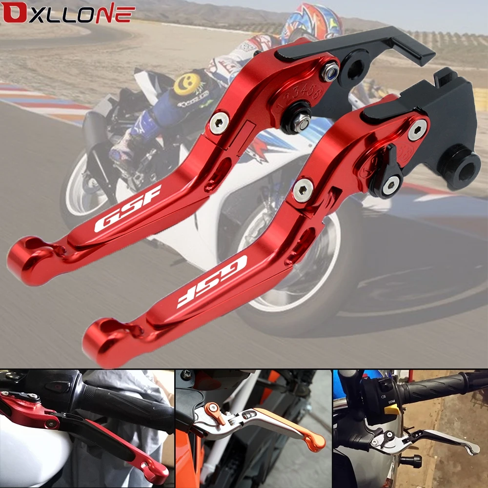 Motorcycle Accessories Adjustable Folding Brake Clutch Lever For suzuki GSF650 Bandit GSF1200 GSF1250 | Автомобили и мотоциклы
