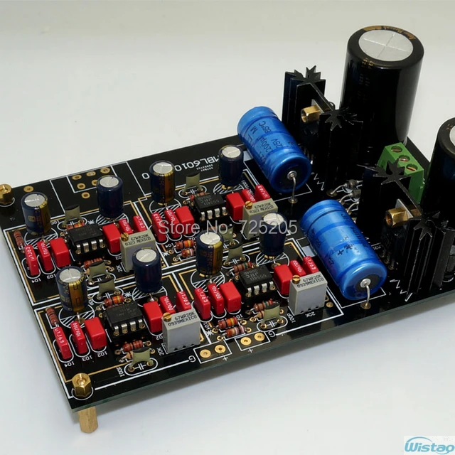 Hi Fi усилитель стерео AD797 высокочастотный настраиваемый MBL6010 D черный золотой