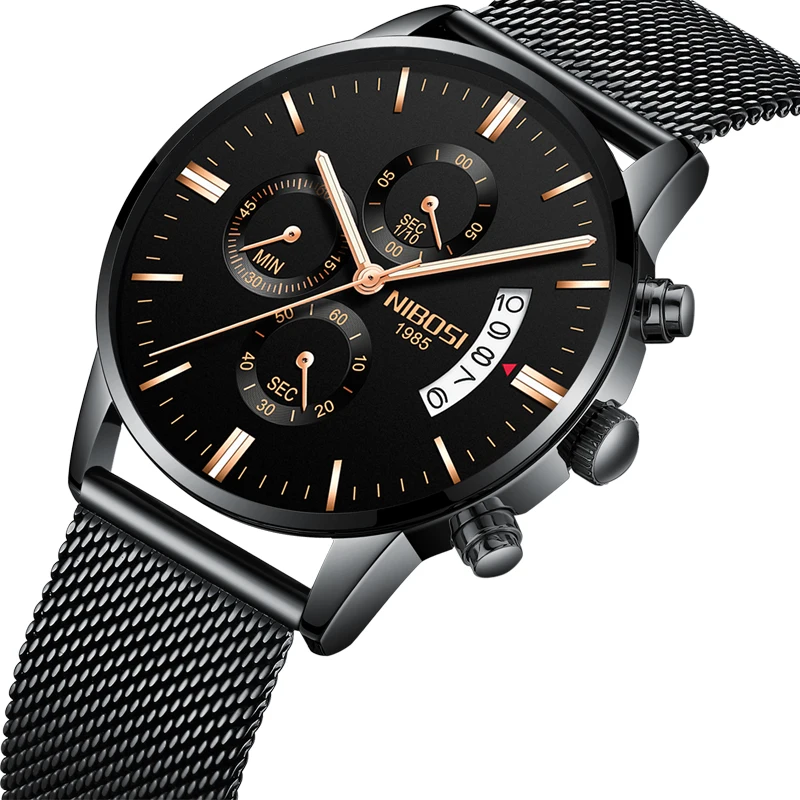 

2019 New Original NIBOSI Sports Watches For Men Watch Top Brand Luxury Waterproof With Date Fashion Dress Wrist-watch Relojes