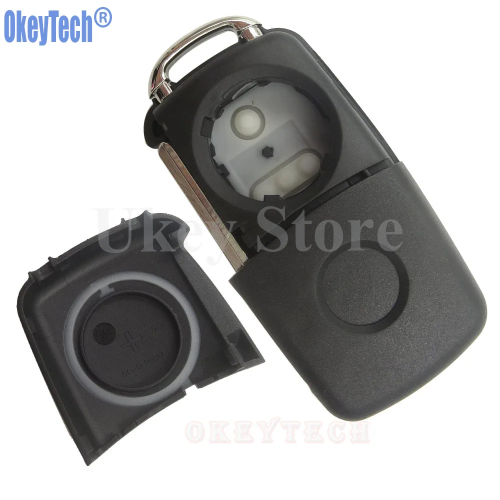 Чехол для ключей OkeyTech с 2 кнопками Volkswagen VW Jetta Golf Passat Beetle Polo Bora|fob case|fob keyfob car |
