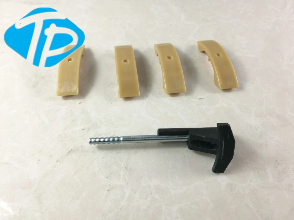 4pcs Turbo Timing Camshaft Chain Tensioner Shoe Pads + Halter for 1.8T  Golf Beetle Jetta A4 TT 058109088K, 058109088B