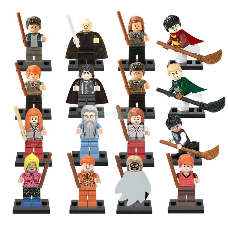 

Single Sale Legoingly Harry Potter Figure Hermione Ginny Ron Weasley Lord Voldemort Draco Malfoy Luna Snape Building Blocks Toys