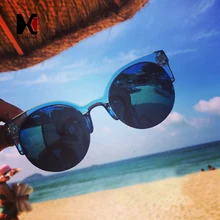 2015 Summer 3Colors Stylish Cat Eye Sunglasses Women Eyewear Semi-Rimless Sunglasses Super Round Circle Cat Eye Sunglasses цена 2015 Summer 3Colors Stylish Cat Eye Sunglasses Women Eyewear Semi-Rimless Sunglasses Super Round Circle Cat Eye Sunglasses цены онлайн