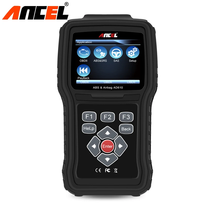 ANCEL AD610 Elite OBDII Automotive Car Scanner Crash Data ECU SAS SRS ABS Airbag Reset ODBII Multi-language Diagnostic Tool | Автомобили и