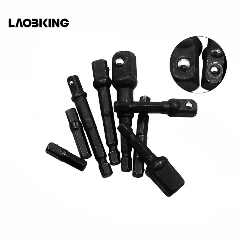 

3Pcs/Set 1/4" 3/8" 1/2" Hex Power Drill Socket Wrench Adapter Extension Drill Bits Bar Hex Bit Set For Electric Power Tools