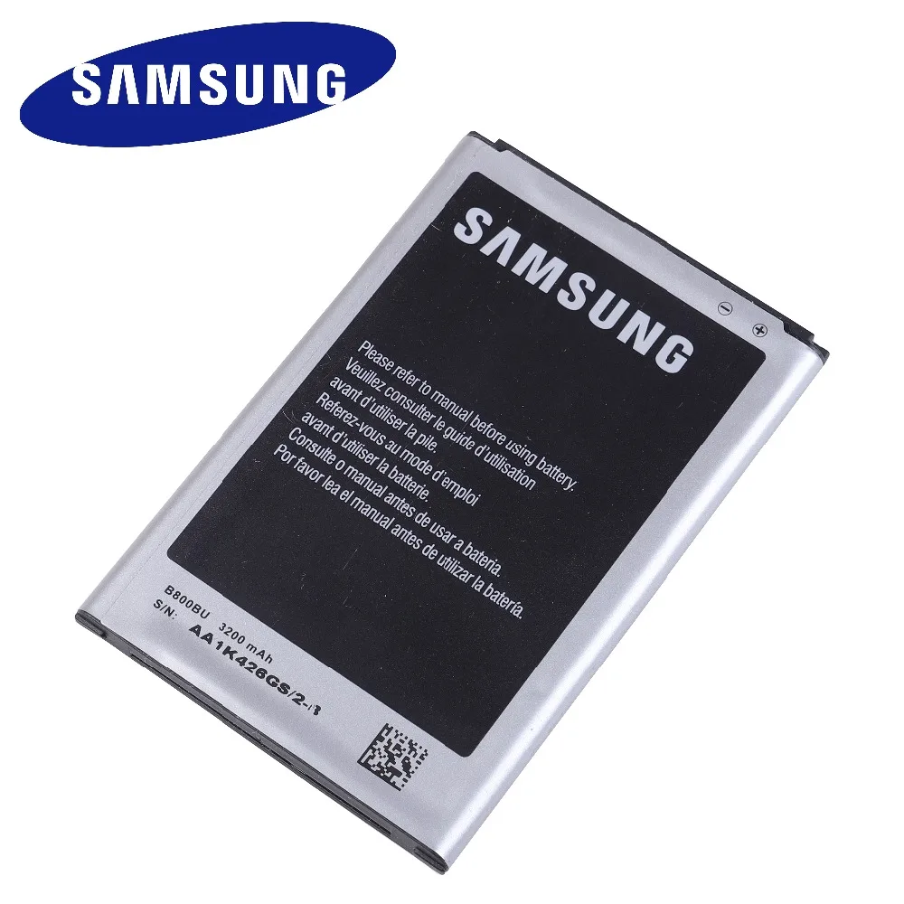Оригинальный аккумулятор SAMSUNG B800BC B800BE B800BU для Samsung GALAXY NOTE 3 N9006 N9005 N9009 N9008 N9002 Note3 с NFC