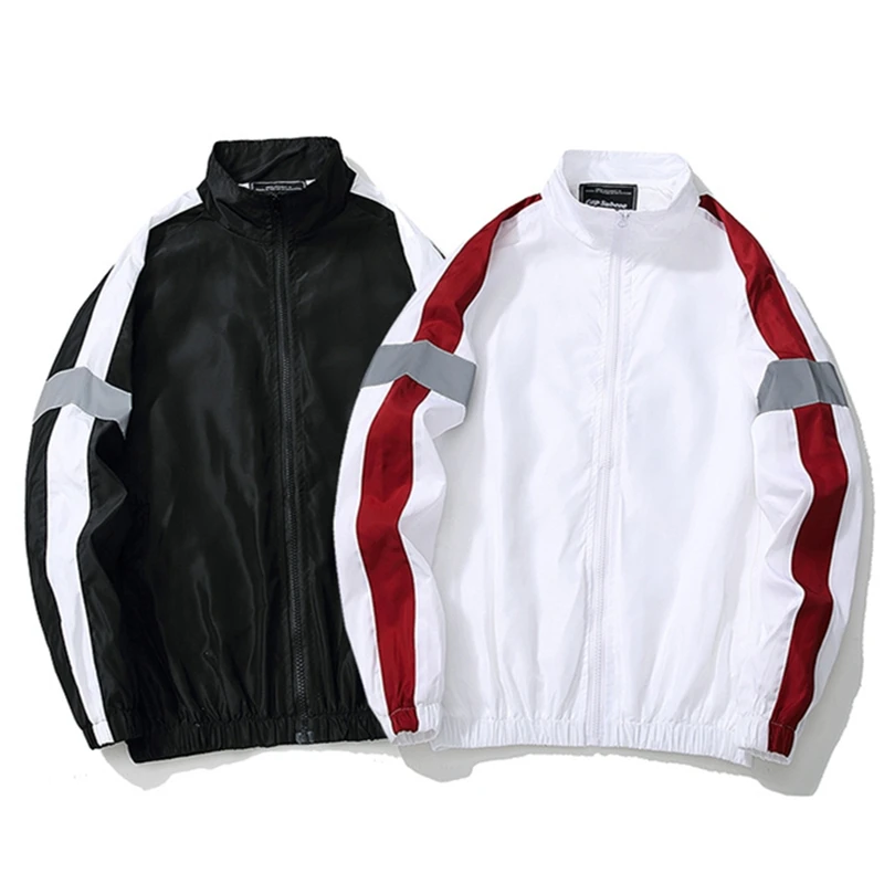 YouthCodes 3M Reflective Jackets Men Simple Slim Coaches
