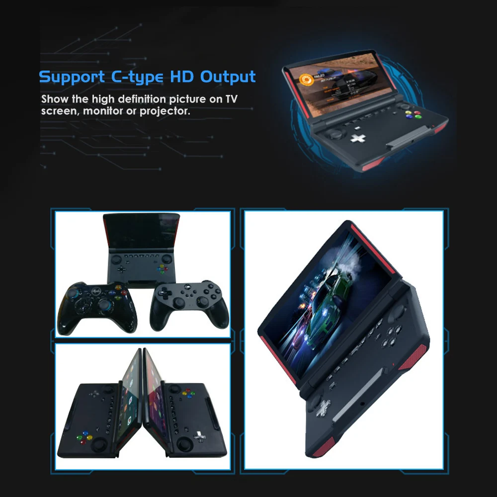 X18 портативная игровая консоль Android OS A53 четырехъядерный 5 дюймовый сенсорный