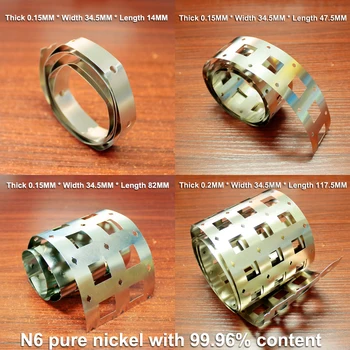 

1kg 32650 power lithium battery assembly high current 99.96% pure nickel belt battery connection spot welding N6 pure nickel