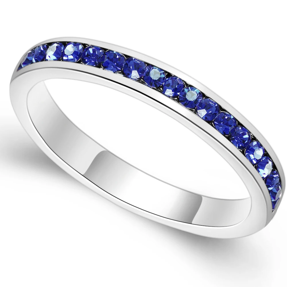 Hermosa большая акция свадебные круглые красные гранат вечерние кольца для женщин из нержавеющей стали камень ювелирные изделия кольцо размер 7#8