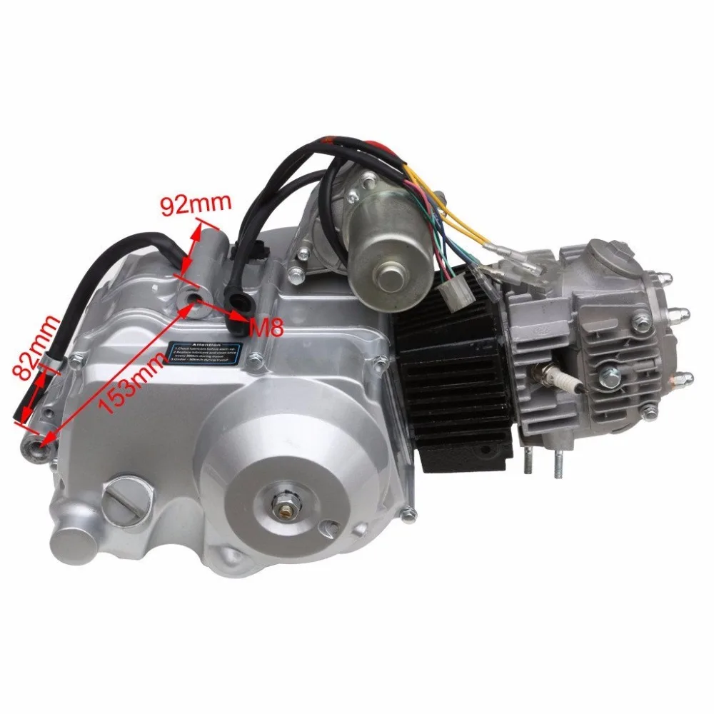 MYMOTOR 125cc двигателя 4 тактный двигатель Semi автоматическая машина для XR50 CRF50 XR CRF 50 70