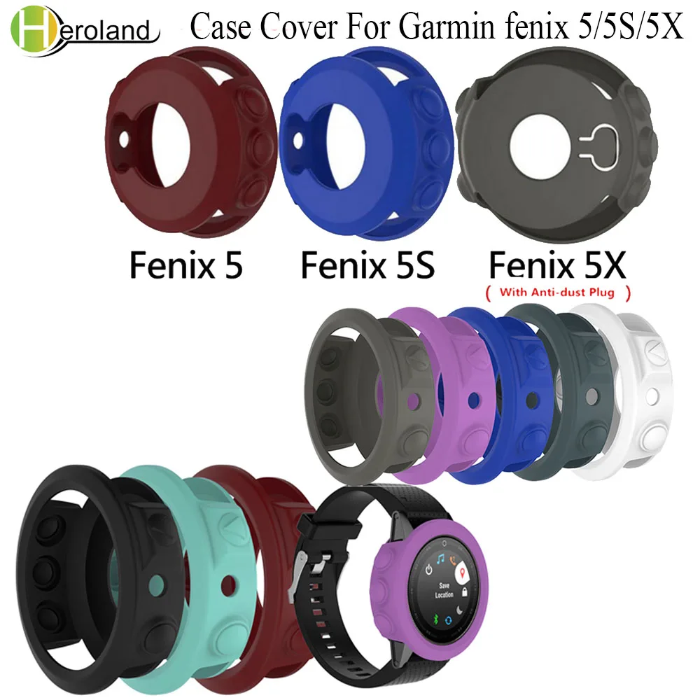 Силиконовый чехол для Garmin fenix 5/5S/5X браслет Защитный Браслет оболочка Fenix 5x 5s 5
