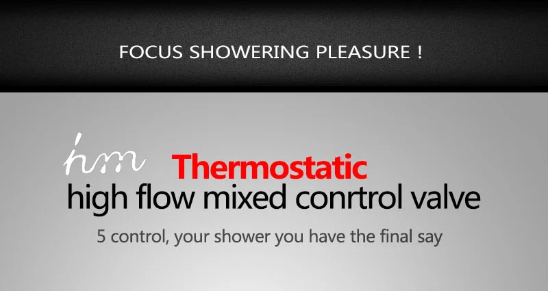 Bathroom Shower Valve Large Water Flow Solid  Shower Accessories 5 ways Chrome Brass Panel Diverter Faucet Tap Shower Controller (18)