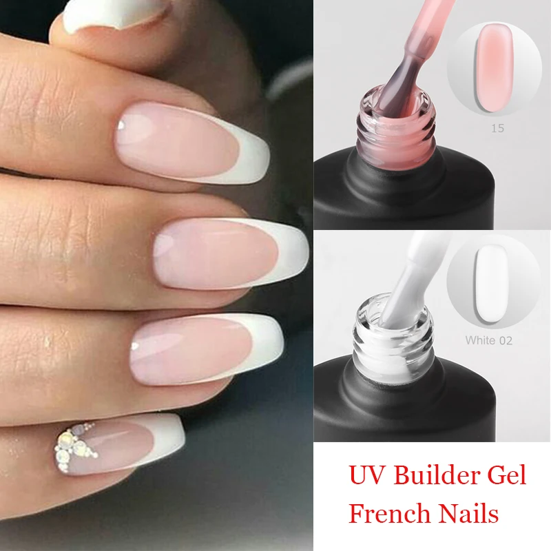 MSHARE Builder Gel Lacquer Camouflage Quick Extension Glue UV Clear Nail Acrylic Nails Semi Permane
