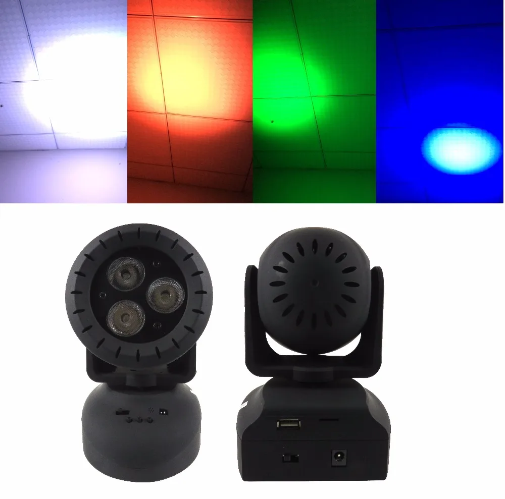

STARAUDIO 1Pc LED Moving Head Light Pattern Pictures Sound Remote Control For Party Club Stage LSY081