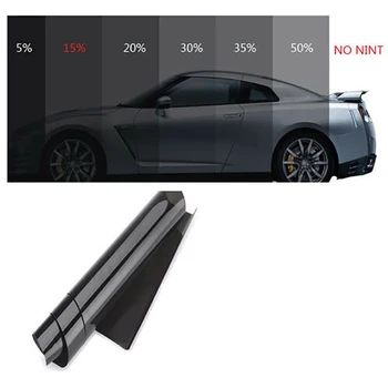 

New 50*3m 35% VLT Black Pro Car Home Glass Window Tint Tinting Film Roll light transmission VLT Thick Anti-wear Solar Film