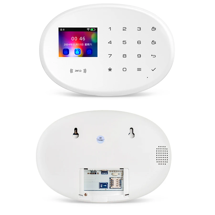 FUERS W20 Беспроводной Touch Панель Wi-Fi GSM Главная охранной сигнализации Системы DIY приложение RFID карты WiFi IP Камера умная розетка Siren