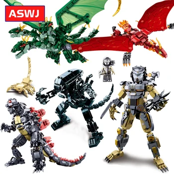 

King of the Monsters Model Building Blocks Compatible All Brands Bricks Educational Toys Friends For Children Toys Gifts