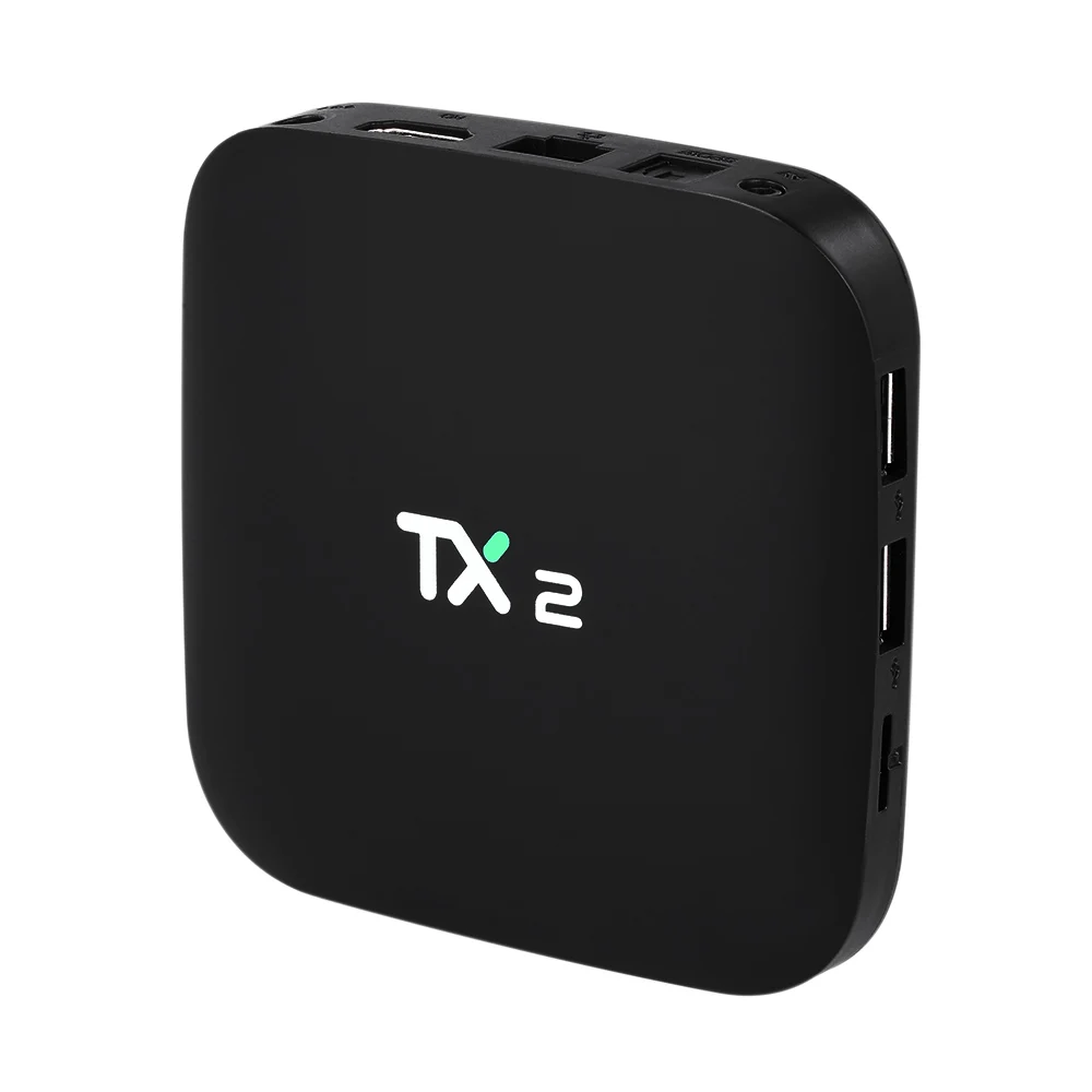 TX2 R1 R2 ТВ приставка Android 6,0 Rockchip RK3229 Penta Core 2 Гб ОЗУ 16 Гб ПЗУ 2,4G WiFi HD2.0 TX R2 H.265 100M Установочная коробка TX2 R2