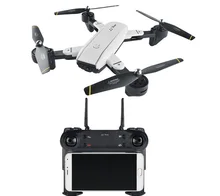 Folding Drones with hd camera mini remote control helicopter dron toy for children