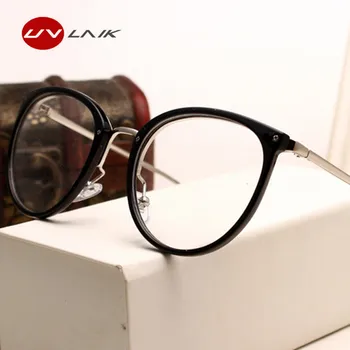 Optical Glasses Transparent Lens Eyeglasses Frame For Women Metal Spectacles Design 2