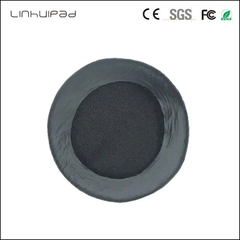 Linhuipad 60MM leatherette ear cushion headphone ear pads headphone covers for Rapoo H6060 H8000 ATH ES66 headphone 2pair lot
