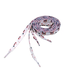 Модная 1 пара, 120 см, цветные, с двойным принтом, цветы, шнурки, кроссовки, шнурки, полиэстер, узор, обувь со шнуровкой