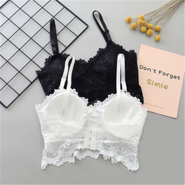 Hot Sexy Young Girl Bra 2019 Fashion Sheer Lace Floral Bralette Bras Girls  Strappy Lingerie Bra Underwear Sweet Wire Free Bra - Training Bras -  AliExpress