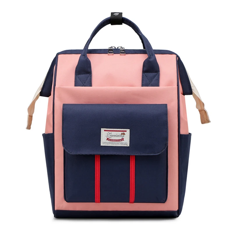 

2019 Pannelled Women Backpacks Mommy Diaper Bag Backpack Large Capacity Baby Nappy Travel Backpack Tote Bags Rugzak Back Pack