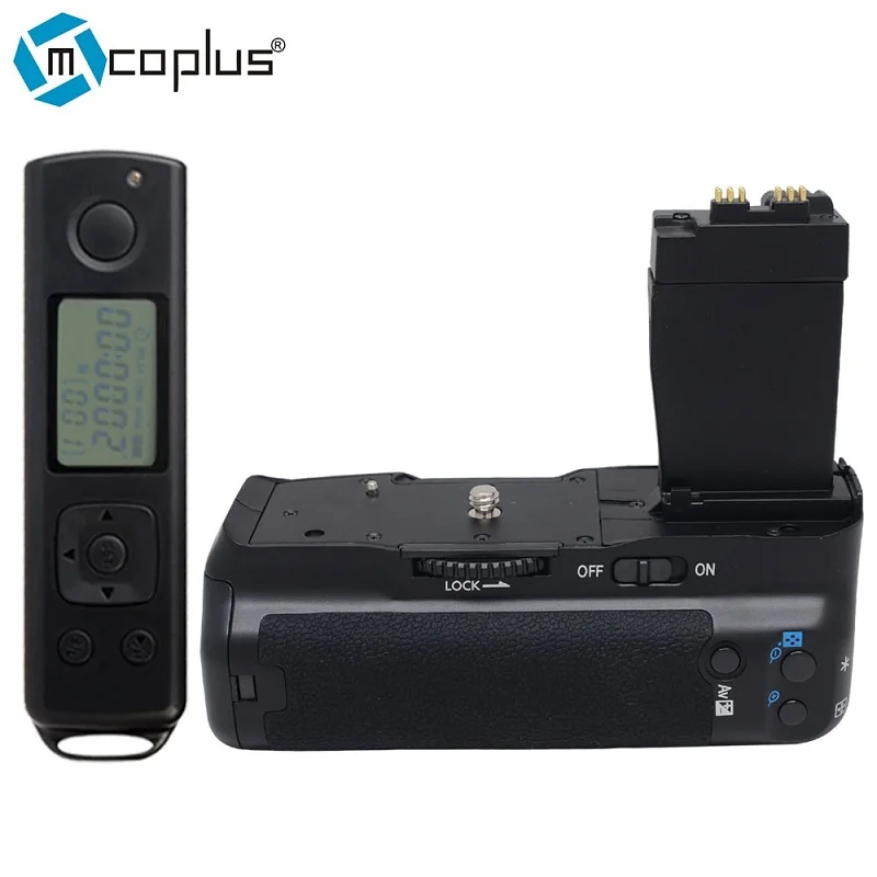 Mcoplus BG-550DR Сменный Аккумулятор Ручка для Canon EOS 550D 600D 700D Rebel T2i T3i T4i T5i SLR С