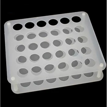 

1 Set 30 Holes Bracket Self- Made Lipstick 12.1mm Lipstick Silicone Mold Mould Brackets