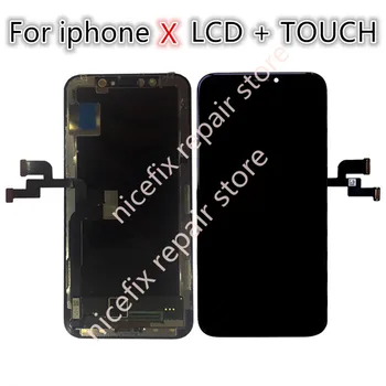 

2017 NEW High Quality SUPER AMOLED Replacement For iPhone X LCD Display With Touch Screen Digitizer Assembly + Tracking No.