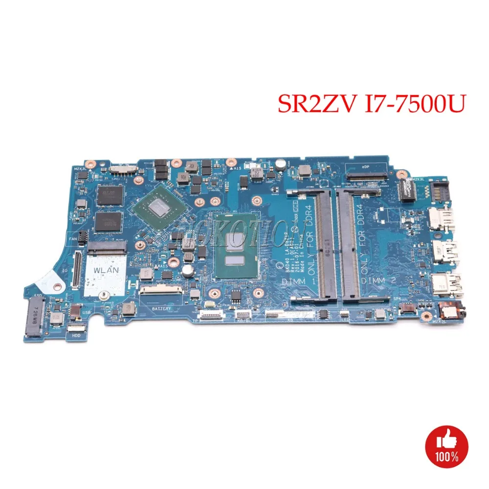 NOKOTION CN-09WC1G 09WC1G 9WC1G BKD40 LA-D821P материнская плата для ноутбука DELL Inspiron 7460 7560 I7-7500U GT940M |