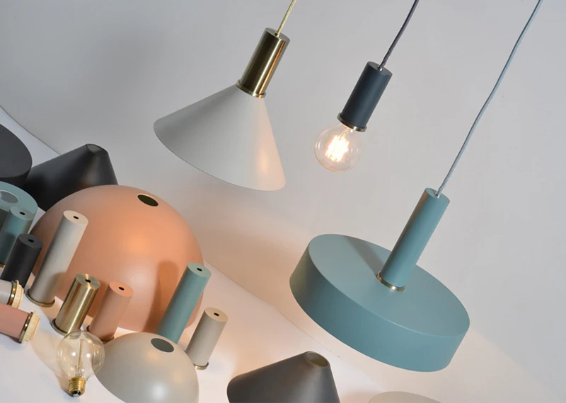 Nordic Simple DIY Combination Bar Pendant Lights Restaurant Hanging Lamp Modern Art Pendant Lamp For Bedroom Living Room (2)