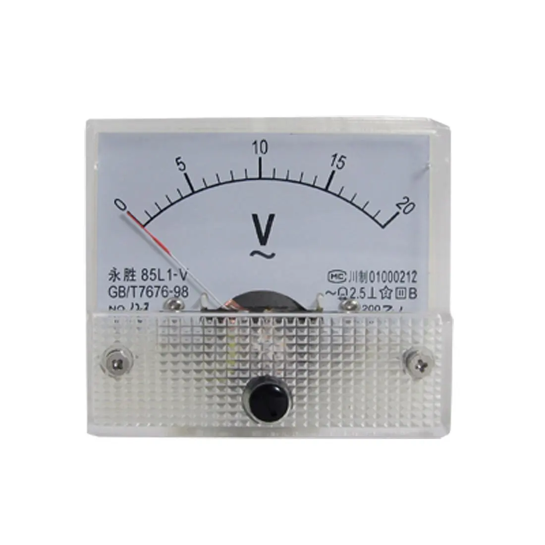 MYLB 85L1 V AC 0 20V Analog Voltmeter Panel Meter Voltagein Voltage Meters from Tools on