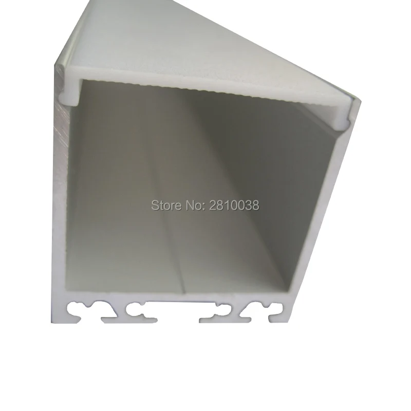 10X1 м наборы/партия экструдированный U Тип LED алюминиевый profil и анодированный