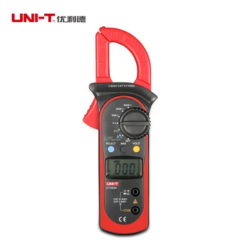 

AC 600A Clamp Meter Digital UNI T UT202A AC DC 600V Voltmeter 2000 Counts Manual Range Resistance Diode Tester Data hold/MAX/MIN