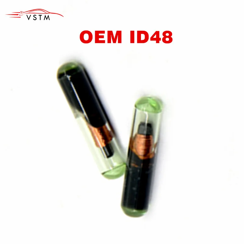 Ключ транспондер стеклянный чип автомобиль 1 шт. OEM ID48 Megamos Крипто чип|Датчик