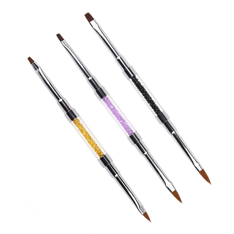 

Pandahall Dual-head Nail Art Brush Pen UV Gel Polish Nail Brush Flower Painting Drawing Liner Pen
