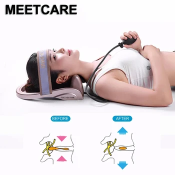 

Portable Pneumatic Cervical Vertebra Tractor Home Health Care ToolNeck Posture Pump Neck Spine Traction Muscles Pain Relief Heal