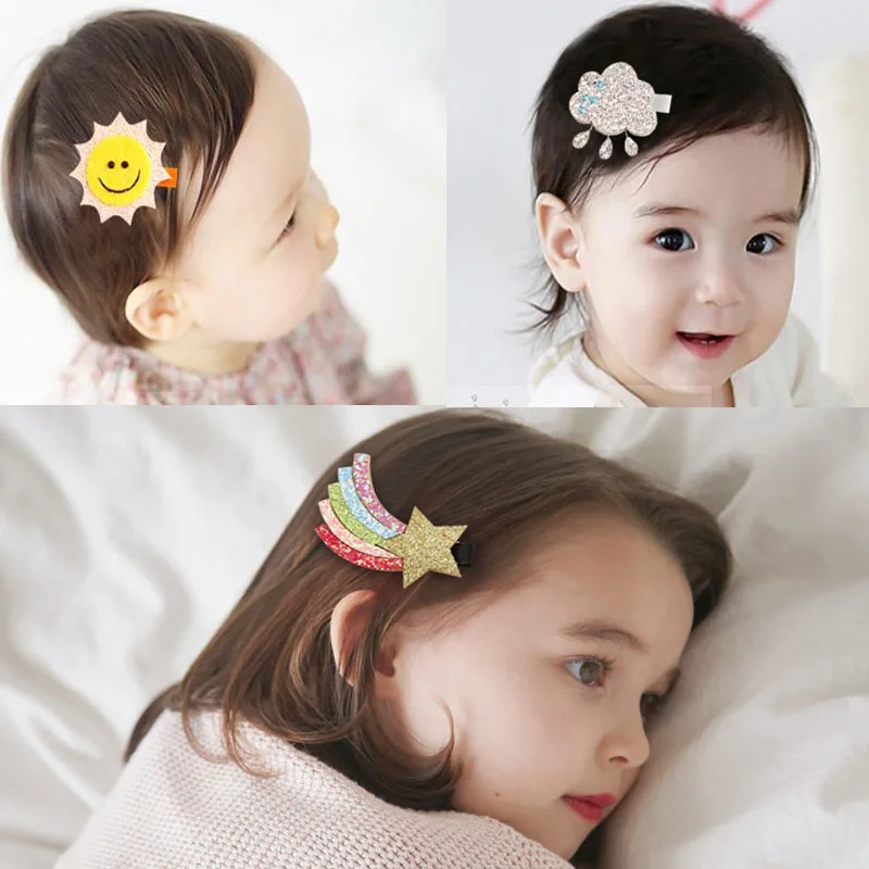 

Hair Accessories Gilter Star Hair Clips for Girls Fashion Kids Hairpins Barrettes Cartoon Hairgrip Drop Shipping
