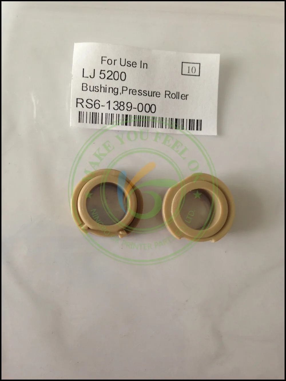 

10SET X Compatible New RS5-1389-000/BSH-5200-000 Bushing Pressure Roller L+R for HP 5000 5100 5200 M5025 M5035 M712