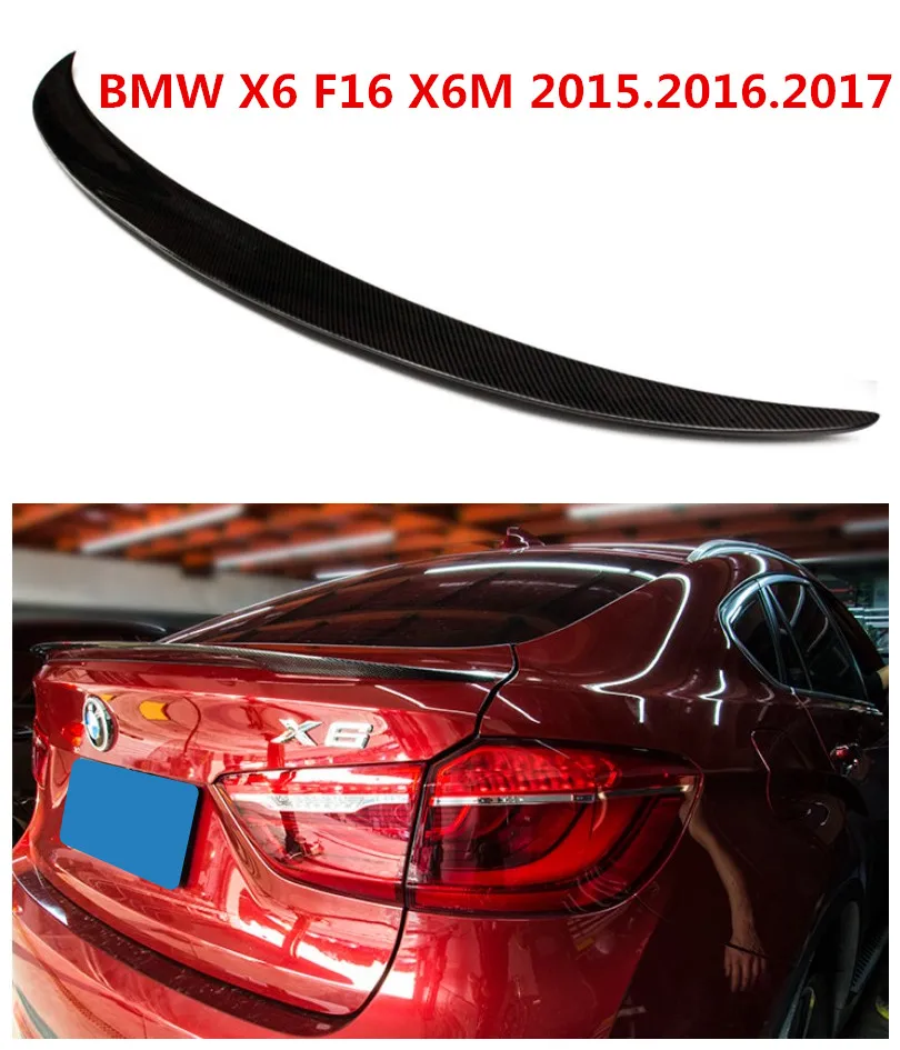 Carbon Fiber Spoiler For BMW X6 F16 X6M F86 2015 2016 2017 2018 2019