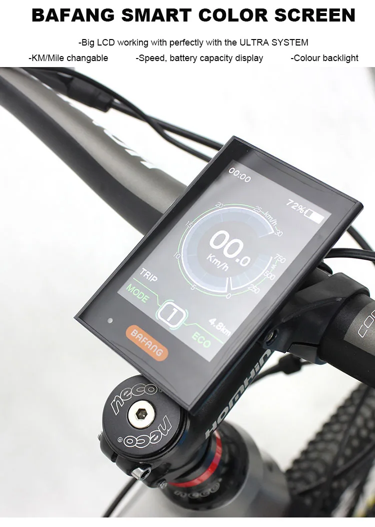 Clearance Custom  Presale Electric mountain bicycle 500W bafang mid motor EBikes Uphill Bike ULTRASYSTEM electric bicycle 10 speed 1