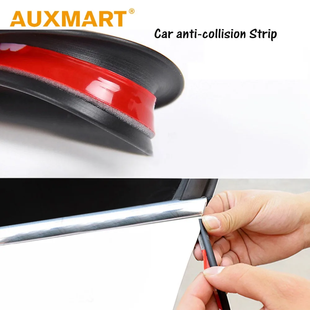 Auxmart 5M 10M Adhesive Car Door Window Seal Strip Anti collision