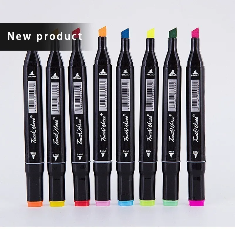 

Hot Sale Mark pen set alcohol oily double-headed marker anime hand-painted design painting 32/48/72/108 color